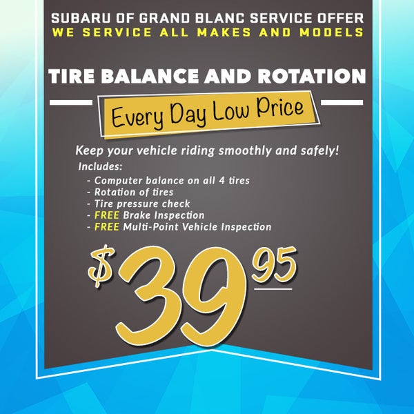 Tire Balance and Rotation